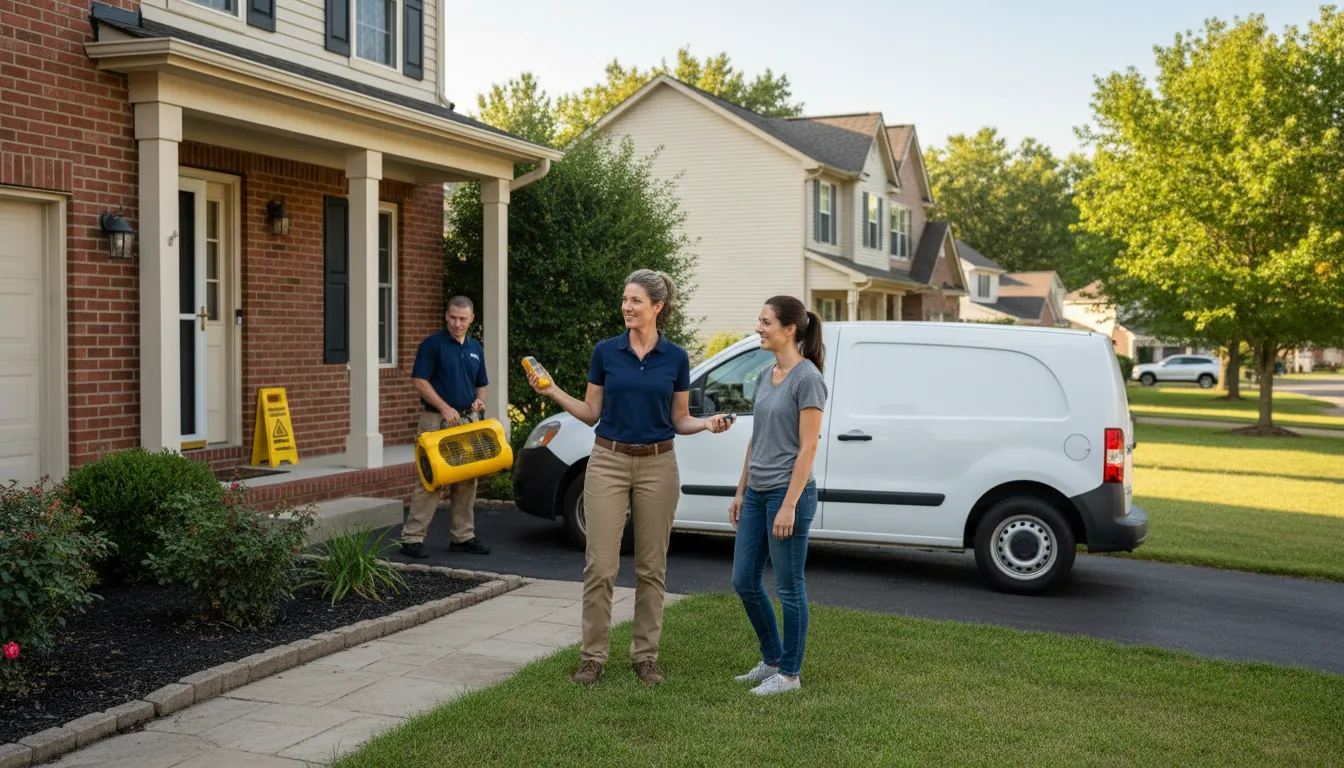 Water restoration image for Home Water Damage Repair in Tell City, IN